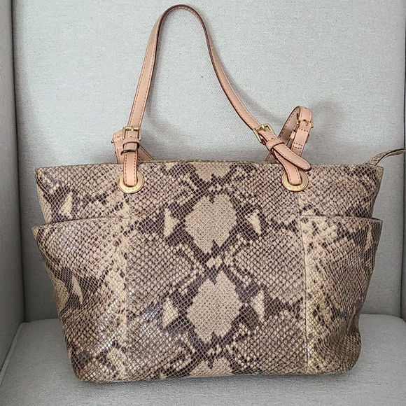 MICHAEL Michael Kors Handbags - Michael Kors Snakeskin Print Tote